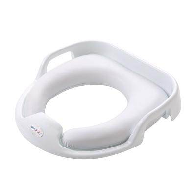 China Simple Design With Soft Seat Certificated Soft Baby Toilet Seat Potty Training Seat With Handle for sale