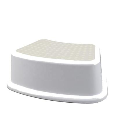 China Anti-Slip Stool Kids Potty Training Plastic Bathroom Step Stool for sale