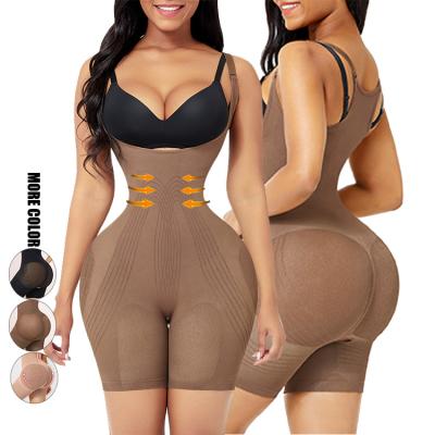 China Wholesale Breathable Body Shaper Slimming Jumpsuit Shapewear Hip Enhancer Shapewear Seamless Body Shaper for sale