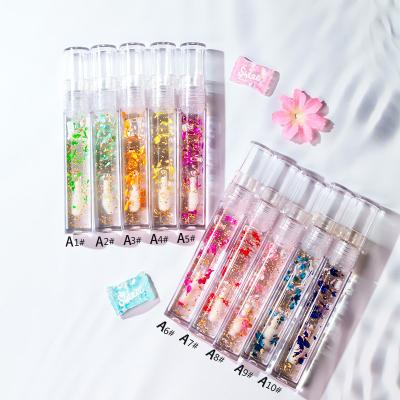 China Wholesale Natural Lip Gloss Oil Waterproof Makeup Container Custom Vegan Customized Tube Color Changing Private Label Lip Oil for sale