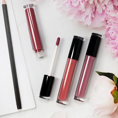 China Waterproof Lipstick Tube Vegan Cosmetic Women Waterproof Matte Lipstick Long Lasting for sale