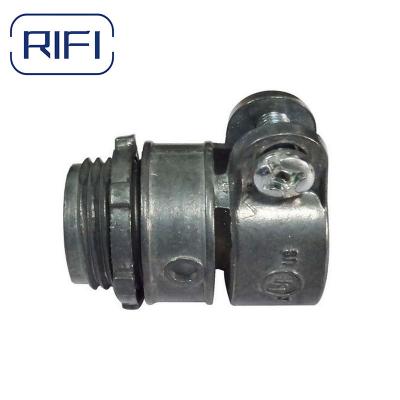 Cina Fittings di condotti flessibili da 20 mm Bx Box Connector Flexible Conducts to Box in vendita