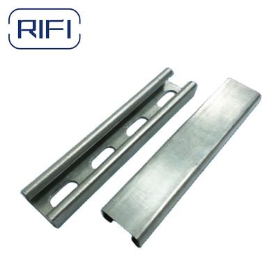 China Kohlenstoffstahl 41x21 Schlitzkanal Hot Dip Galvanized Metal Strut Kanal zu verkaufen
