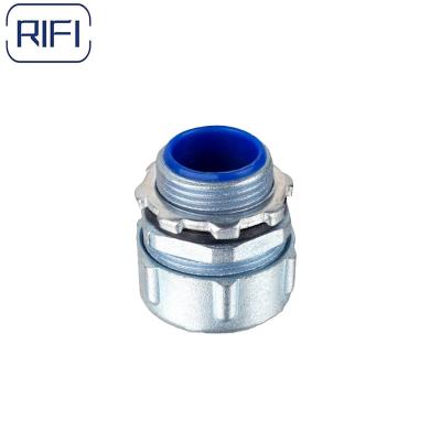 China Dpjd Type Metal Flex Conduit Connectors Flex To Box Male Connector for sale