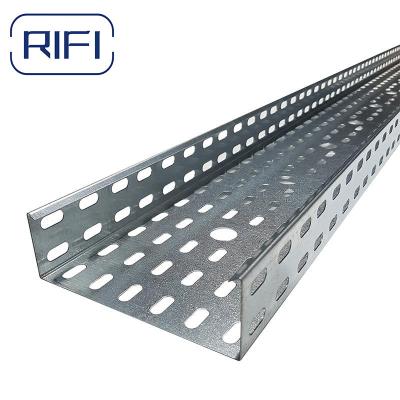 China Outdoor Galvanized Steel Cable Management Tray Perfoarated Cable Tray for sale