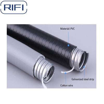 China PVC Coated Liquid Tight Flexible Conduit For Wiring Gray Black Te koop