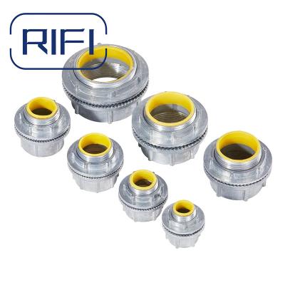 China RIFI Zinc Die Cast Grounding Hub For Water Proof Electric Wiring Conduit for sale