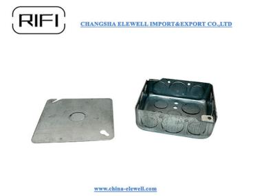 China UL Listed Outdoor Electrical Galvanized Metal 4x4 Square Junction Boxes for sale