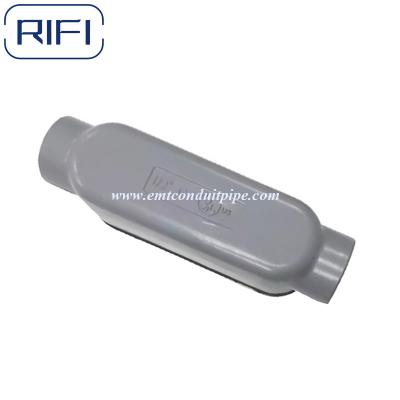 China RIFI EMT Set Screw Type Aluminum Die Cast Conduit Body C Type for sale