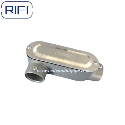 China RIFI EMT Set Screw Type Aluminum Die Cast LR Type Conduit Body for sale