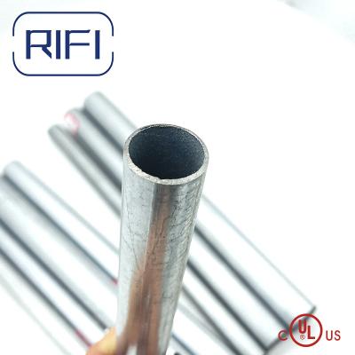 China UL Listed 1.07MM-2.11MM Thickness Standard EMT Conduit Pipe With Hot Dip Galvanized Finish for sale