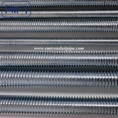 China RIFI Blue / Silver Zinc Plated All - Thread Studding DIN975/DIN976 Threaded Rod for sale