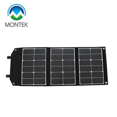 China 1000D Polyester High Efficiency 60W Folding Solar Panel For Portable Generator for sale