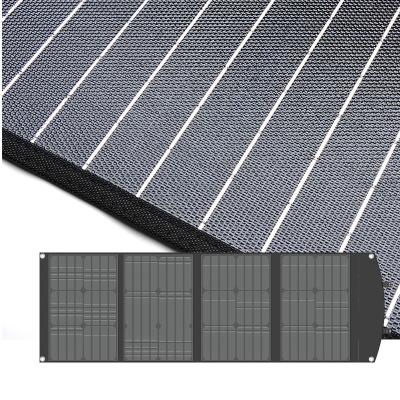 China 1200D Polyester Factory Price Sunpower New Product 2021 Popular Cell Foldable Waterproof 120W Solar Panel For Camping for sale