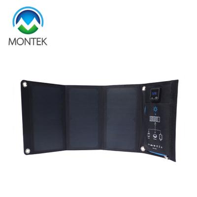 China 600D Polyester 2021 Hot Christmas Gift Foldable Portable Solar Panel On Sales 21w Power USB Output Charger for sale