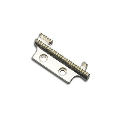 China Sewing machine spare parts Q.X.YUN sewing machine accessories cutting and wrapping integrated tooth QX-22001 factory supplier needle plate new product for sale