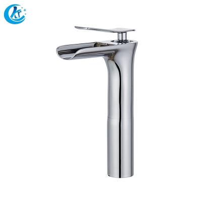 China Watermark Single Thermostatic Waterfall Faucets KR-8601B Single Handle Body Bathroom Sink Faucet Brass Metered Faucet for sale