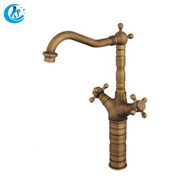 China New Metered Faucets KR-1511B Vintage Design Deck Mounted Single Handle Bathroom Basin Faucet for sale