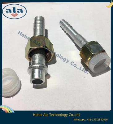 China #6 #8 #10 #12 Al joint with iron cap Female O-Ring fittings O-Ring Female Thread /Hose connection A/C Hose Pipe fitting for sale