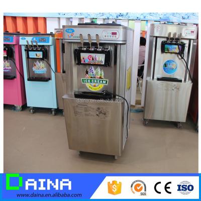 China Snack factory wholesale! ! Lowest Price Commercial Use Soft Ice Cream Making Machine Gelato Ice Cream Maker for sale