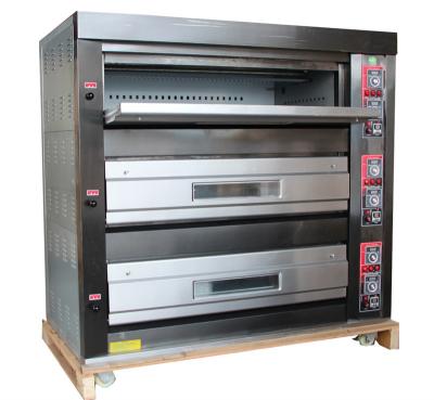 China Hotels Electric / Gas Oven Steam Deck Pizza Oven Stone for sale