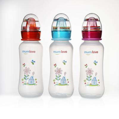 China Promotional Cheap Good Quality 300ML BPA PP Momeasy Baby Bottle Free Baby With Handle for sale