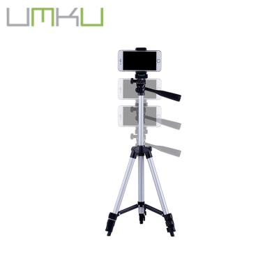 China 110cm Universal Mobile Phone Holder Photographic Equipment Interface Aluminum Tripod for sale