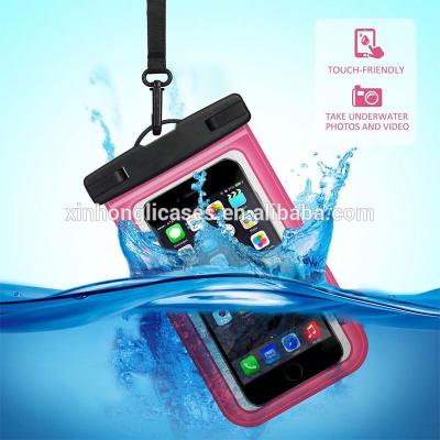 China 100 Feet IPX8 Certified Universal Waterproof Cell Phone Filter Mounts, Mobile Phone Dry Bag Phone Pouch For iPhone/Samsung/Google/LG for sale