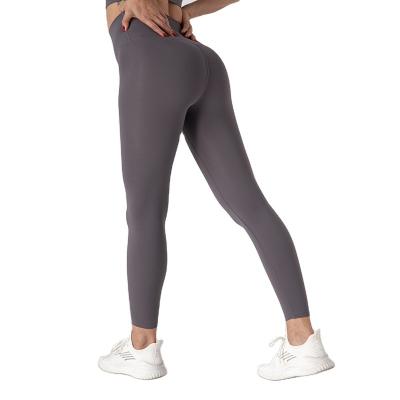 China Custom Logo Quick Dry Fitness Leggings Breathable Women's Running Gym Workout Stretch Tight Yoga Pants for sale