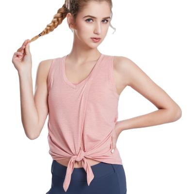 China 2021 Summer Women's Fitness Suit T-shirt Vest Antibacterial Oversized Long Blazer Yoga Suit Quick Dry Shirt Vest for sale