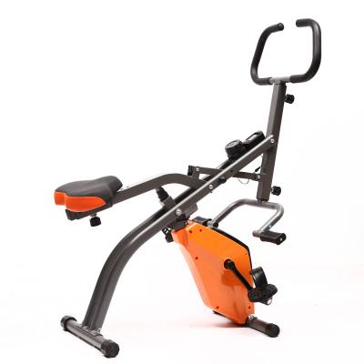 China Home Professional Indoor Stationary Folding Home Professional Cardio Fitness Full Use Cycle Bike Exercise Machine ABS Workout Total Hip Trainer for sale