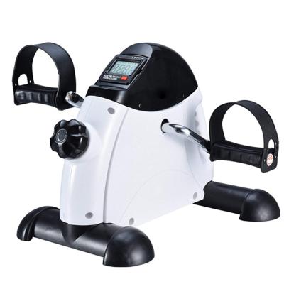 China Pedal Test Program Home LCD Display Stationary Fitness Leg Retrainer Machine Under Desk Mini Exercise Bike for sale