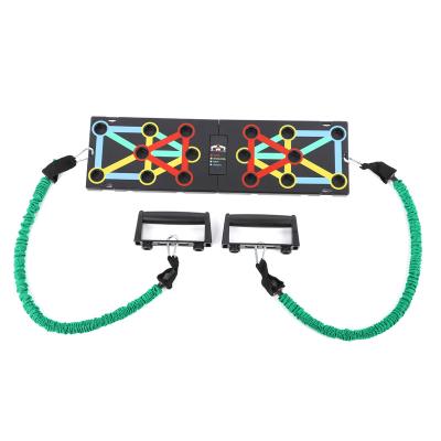 China 120 KG Full BodyBoss Gym Workout Resistance Bands Portable Home Bar Grips Lift Up Board Multi Function Fitness Training for sale