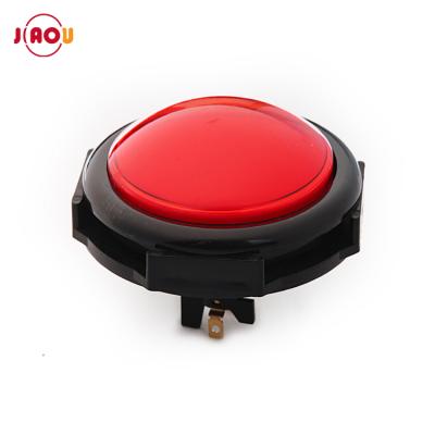 China Diameter 100mm 10cm Plastic Dome Illuminated Push Button For Arcade Game Machine - Game Machine Accessory/Arcade Push Button /Round pus for sale