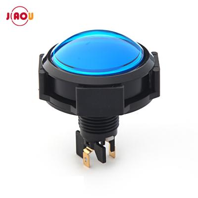 China Diameter 63mm 6.3cm PC Plastic Dome Illuminated Push Button For Arcade Game Machine - Arcade Push Button /Push Button Switch for sale