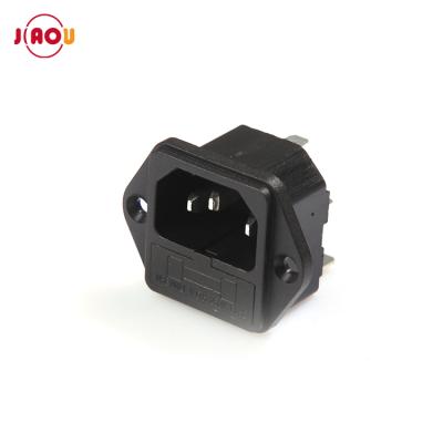 China JIAOU Socket 10A 250V AC Power Industrial Electrical Socket With Fuse for sale