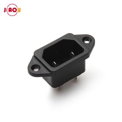 China JIAOU 250V 10A 2 Pin Ac Power Socket With Industrial Electrical Outlet for sale