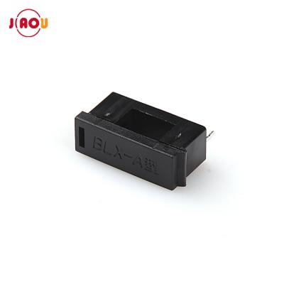 China 5X20 JIAOU BLX-A 5*20 Black Glass Fuse Holder With Cover Fuse Holder Insurance Tube for sale