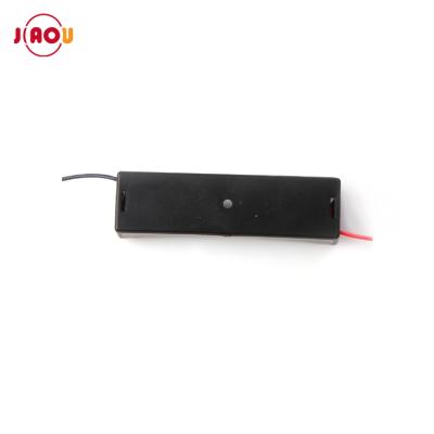 China Polypropylene JIAOU 3.7V 18650 Battery Holder Case With Wires 1 Cell Battery Box for sale