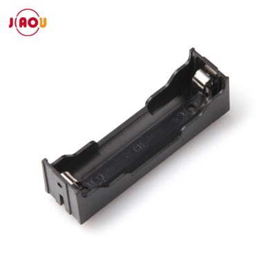 China Polypropylene JIAOU 3.7V Lithium 18650 Battery Holder Case With Terminals 1 Cell Battery Box for sale