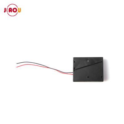 China Polypropylene JIAOU 11.1V 18650 Battery Holder Case With Wires 2 Cells Battery Box for sale