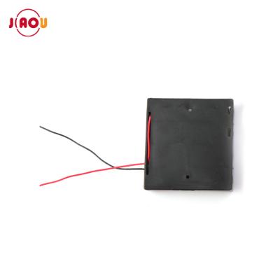 China Polypropylene JIAOU 14.8V Lithium 18650 Battery Holder Case With Wires 4 Cells Battery Box for sale