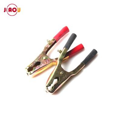 China JIAOU Battery Clip 125mm Large Clips Copper Clad Alligator Clips / Crocodile Clip / Car Battery Clips for sale