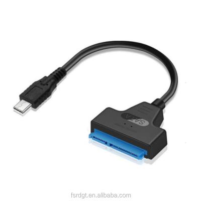 China 2.5 Inch Hard Drive Mobile Type-C COMPUTER to Sata HDD Drive Cable Converter Easy Mechanical PC Disk USB3.0 SSD to SATA Cable for sale