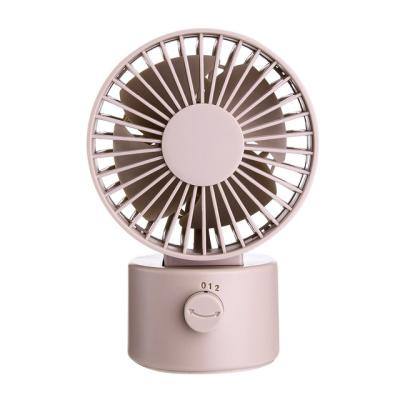 China Household Mini Portable USB Fan Double Leaf Side Head Shake Small Two Speed ​​Summer Sleep Table Fan Air Conditioning Cooler Desktop Fan for sale