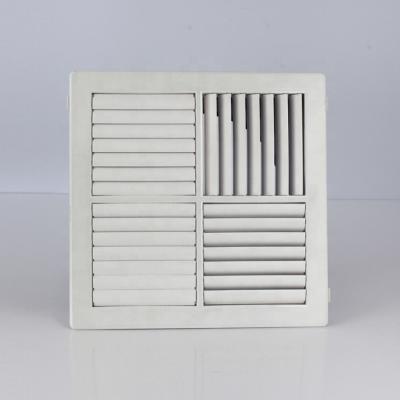 China HVAC Easy Installation Plastic Ceiling Square Vent Air Diffuser With Adapter for sale