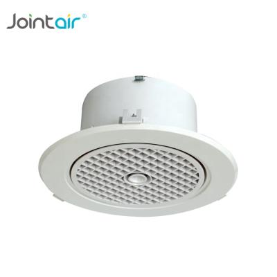 China Modern Round Eggcrate Plastic Circular Ceiling Vent Diffuser with Eggcrate Disc Air Valve for sale