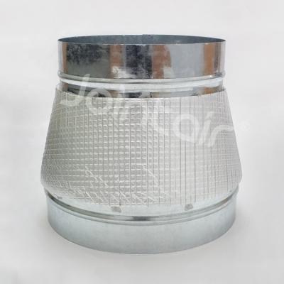 China Easy Installation HVAC Galvanized Steel Round Metal Duct Reducer For Ventilaion for sale