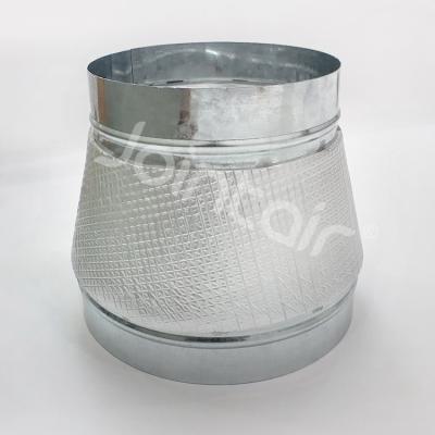 China Easy Installation Galvanized Steel Round Metal Duct Reducer For Ventilaion Duct Fittings for sale