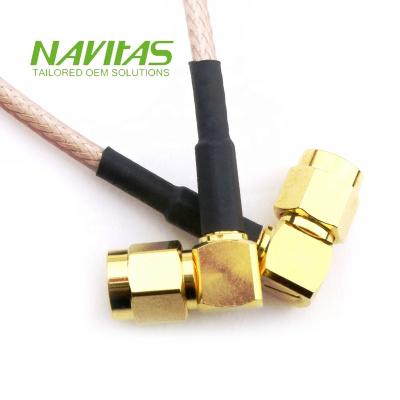 China Electronic SMA Fire Resistance RG316 RF Antenna Cable Assembly for sale